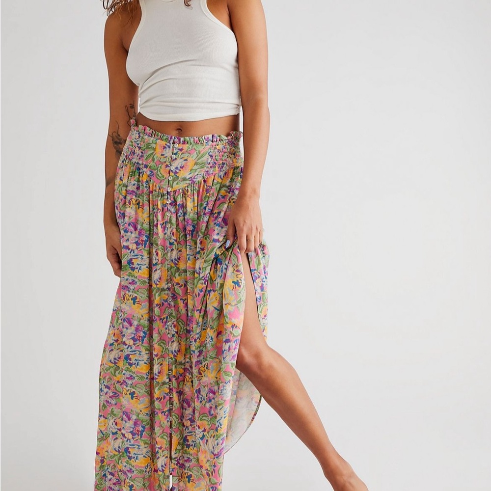 Floral Multicolor Women's Skirt